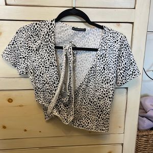 Brandy Melville Wrap Shirt
